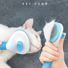 5-in-1 Pet Grooming Kit Blue - Stainless Steel Deshedding Rake, Self-Cleaning Slicker Brush, Grooming Glove & Nail Trimmer Set for Dogs & Cats - view 2
