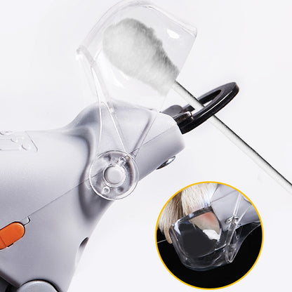 Illuminated Pet Nail Clippers with 5x Magnifier & LED Light - Professional Safety Claw Trimmer for Dogs & Cats - Non-Slip ABS Handle with Nail Catcher - Grey - view 5