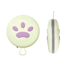 Portable Silicone Double Pet Bowl - Collapsible Travel Dog Feeder for Food & Water - 2 x 450ml Capacity with Zipper Case - Light Yellow