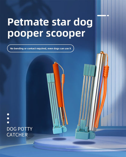 Upgraded Aluminium Telescopic Dog Poop Scooper Small Size Premium Waste Collector for Pets Under 15kg Durable Heavy Duty Design - view 3