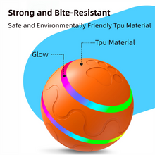 Yellow Durable TPU Smart Interactive Electric Pet Toy Ball With Remote - Automatic Normal & Crazy Mode Bouncing Dog & Cat Chew Toy, Remote Activated - view 2