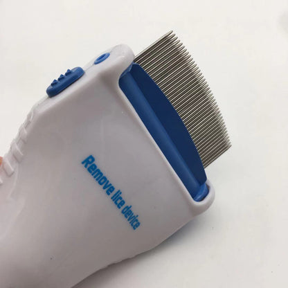 Portable Electric Pet Lice/Flea Comb with 3 Filters - Physical Head Lice Remover and Grooming Vacuum for Cats & Dogs - view 3