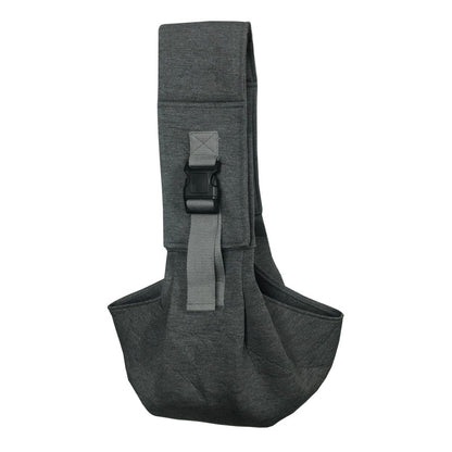 Light Grey Adjustable Pet Carrier Sling Bag - Comfortable Wide Shoulder Strap Crossbody Tote for Cats and Small Dogs (Up to 13 lbs) - view 3
