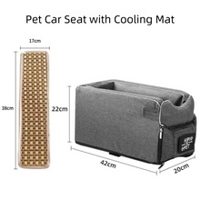 Thickened Pet Car Seat for Center Console(42x20x22CM) - Dog & Cat Booster Travel Safety Bed with Removable Cooling Mat & Handle - view 2