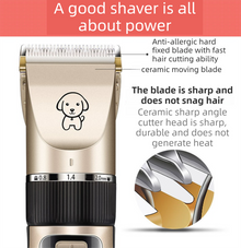 Black K5 Lightweight Pet Precision Grooming Clipper - USB Rechargable, Low Noise Dog & Cat Hair Trimmer with 5-Level Adjustable Titanium Ceramic Blade & 4xGuide Combs - view 2