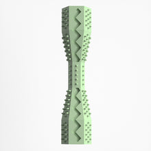 2-Pack Green Hexagonal Pet Chew Toy – Durable Rubber Dog & Cat Teething Stick for Dental Care, Biting Relief and Mental Stimulation