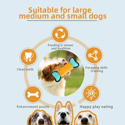 Interactive Dog Toy with Sound & Food Hiding Pockets – Foldable Plush Puzzle for Mental Stimulation, Slow Feeding and Playtime Fun - view 4