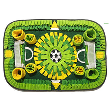 Interactive Dog & Cat Snuffle Mat – Football Field Design Puzzle Feeding Mat for Mental Stimulation, Slow Feeding, and Anxiety Relief