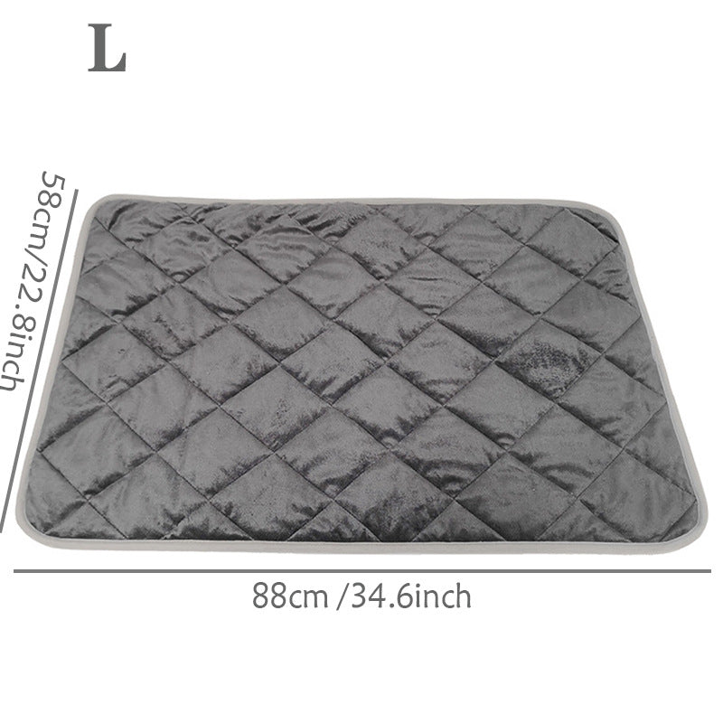 Self-Warming Pet Mat with Heat Reflective Technology for Dogs and Cats Waterproof No Electricity Needed Comfortable Winter Pad for Local Pet Owners(58x88cm)