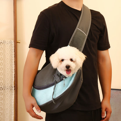 Green Portable Pet Sling Backpack for Small Dogs and Cats – Size S with Breathable Mesh Design - view 5