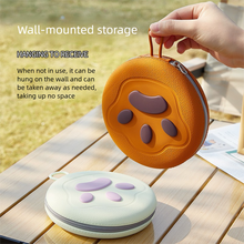 Yellow Portable Foldable Dual Bowl for Pets – Silicone Feeding and Water Dish with Compact Storage Design - view 2