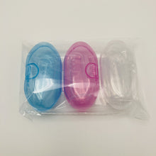 3 PCS Soft Silicone Pet Finger Toothbrush - Gentle Dental Care & Gum Massager for Dogs & Cats - Breath Freshener Cleaning Kit (Blue, Pink, Clear) - view 2