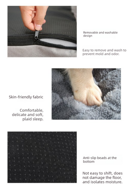 Thickened Soft Pet Bed Mat M Size Light Green Comfortable Dog Sleeping Pad Washable Cushion for Medium Dogs and Cats All Season Home Decor - view 7