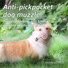 Anti-Biting & Anti-Foraging Dog Muzzle - Breathable & Soft TPE Safety Mask with Secure Straps (#2 Fits 5kg)