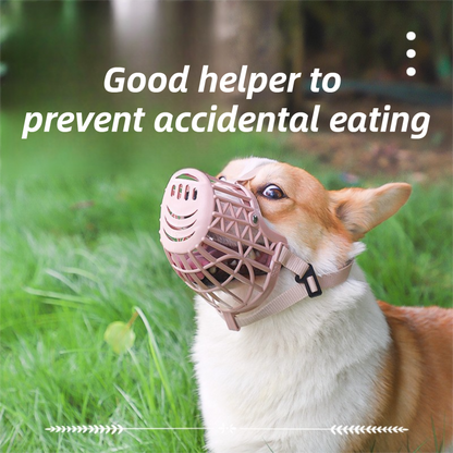 Anti-Biting & Anti-Foraging Dog Muzzle - Breathable & Soft TPE Safety Mask with Secure Straps (#6 Fits 25kg) - view 2