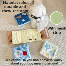 Soft Plush Interactive Sniffing Wallet with Hidden Treat Pockets (Style 1) - Squeaky Enrichment & Boredom Buster for Dog - view 2