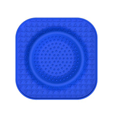L Blue 2-Pack Premium Silicone Pet Lick Mat - Slow Feeder for Dogs and Cats with Powerful Suction Base - Anxiety Relief and Boredom Buster for Grooming and Bathing