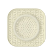 S Beige 2-Pack Premium Silicone Pet Lick Mat - Slow Feeder for Dogs and Cats with Powerful Suction Base - Anxiety Relief and Boredom Buster for Grooming and Bathing