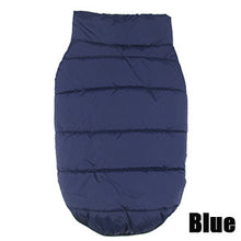 M Navy Blue Premium Fleece-Lined Pet Winter Vest | Thickened Padded Dog and Cat Coat | Warm Windproof Outdoor Jacket