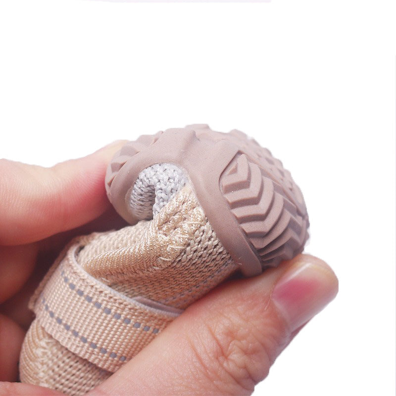 4# Purple Breathable Woven Dog Shoes for Small to Medium Dogs - Non-Slip, Durable, Anti-Dirty Paw Protectors - view 2
