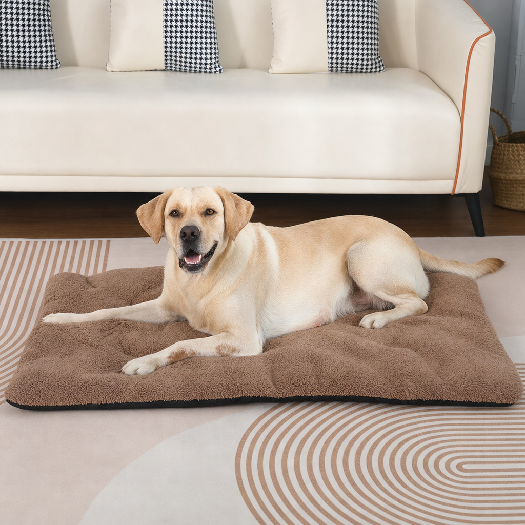 Self-Warming Pet Blanket for Dogs and Cats - Polyester M Size 45 x 70 x 5 cm - Thick Winter Comfort Mat, Portable Bed Liner for Home Travel and Crates - view 3