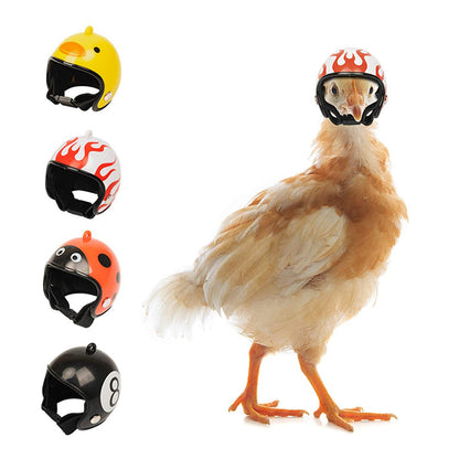 Pink Pet Chicken Helmet Set of 3 – Protective Headgear for Chicks, Hens, and Birds - view 3