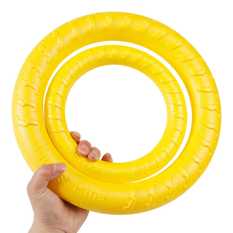 EVA Dog Toy Set – 4-Piece Interactive Play Kit for Large Dogs with Floating Disc, Pull Ring, Chew Ball & Tug Rope - view 3