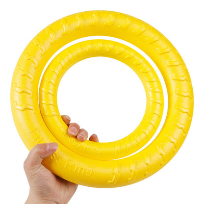 EVA Dog Toy Set – 4-Piece Interactive Play Kit for Small Dogs with Floating Disc, Pull Ring, Chew Ball & Tug Rope - view 3