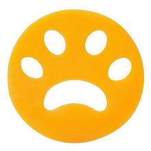 Circular orange 10-Pack Reusable Silicone Cat Paw Lint Remover for Clothes and Laundry, Double-Sided Sticky Cleaner for Pet Hair and Dust – Ideal for Home Use