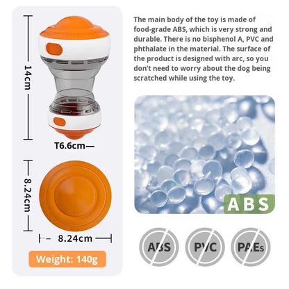 2-Pack green and orange Interactive Feeder Toy for Dogs and Cats with Slow Feeding Design, Durable ABS Material – Ideal for Mental Stimulation and Healthy Eating Habits - view 3