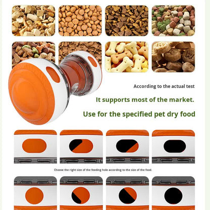 2-Pack green and orange Interactive Feeder Toy for Dogs and Cats with Slow Feeding Design, Durable ABS Material – Ideal for Mental Stimulation and Healthy Eating Habits - view 4