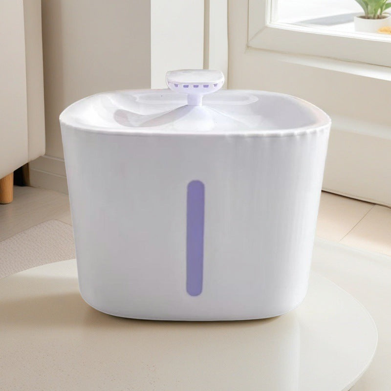 White New Pet Water Fountain – 3L Automatic Circulating Water Dispenser, Quiet Operation, Non-Wet Mouth Design for Cats and Dogs - view 2