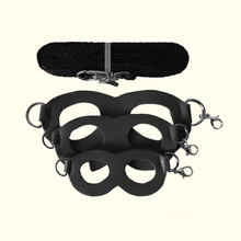 2-Pack Black Small Mammal Harness Set – 6 Pcs (S/M/L ×2) + 2×1.5m Leashes for Secure Outdoor Handling