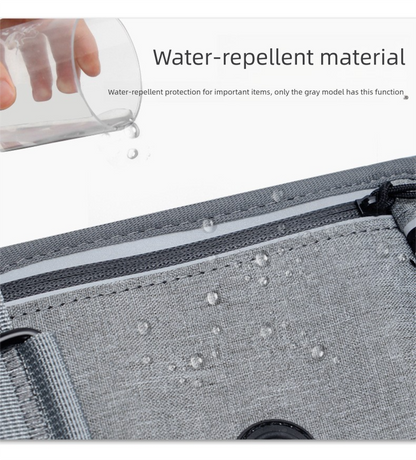 Grey Shock-Absorbing Running & Dog Walking Belt – Integrated Waist Pack with Retractable Traction Rope and Ergonomic Support - view 5