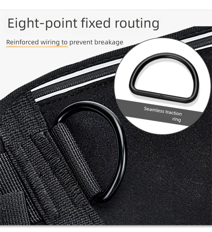 Pink Shock-Absorbing Running & Dog Walking Belt – Integrated Waist Pack with Retractable Traction Rope and Ergonomic Support - view 4