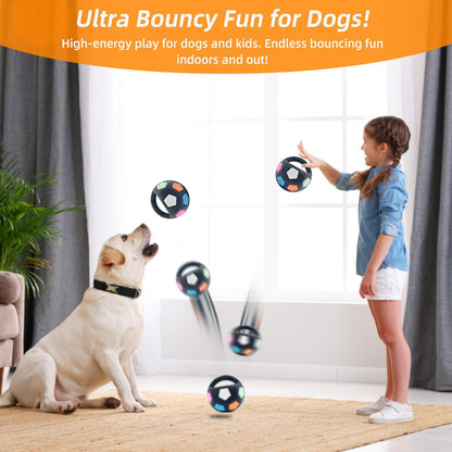 Colorful Dog Toy: Handheld Bouncing Ball with Sound – TPR Material, 13cm Diameter, Bite-Resistant & Floatable for Active Play - view 3