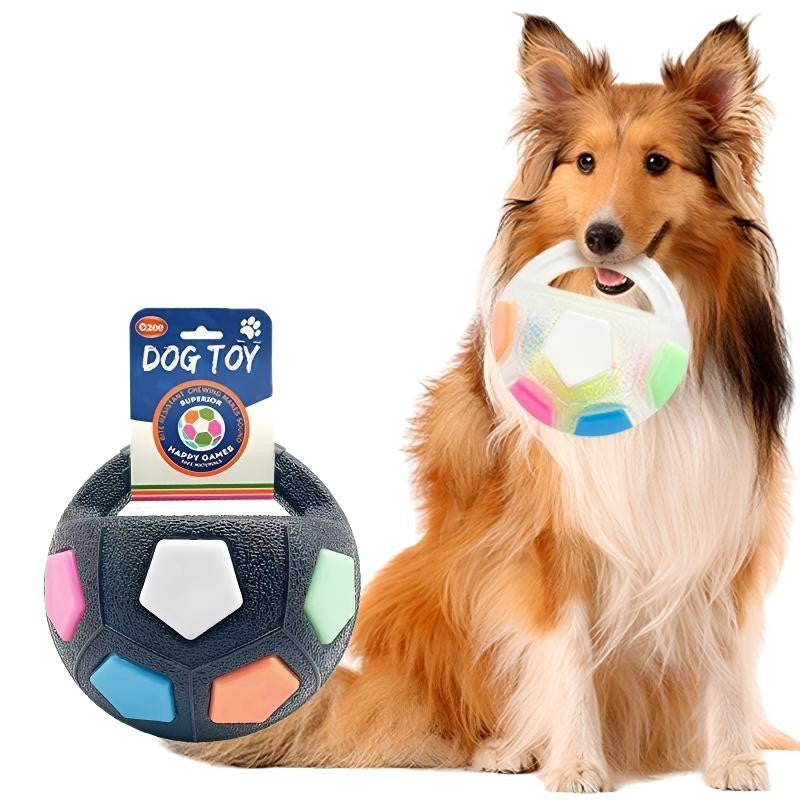 Transparent White Toy: Handheld Bouncing Ball with Sound – TPR Material, 13cm Diameter, Bite-Resistant & Floatable for Active Play - view 2