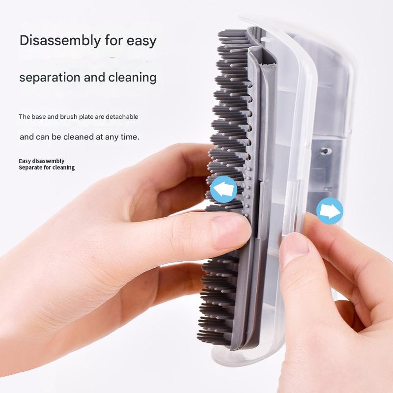Pink Cat Corner Grooming Brush Set, 2-Piece Wall-Mounted Self-Groomer with Catnip, 288 & 314 Bristles, No-Shed Design for Scratching & Itch Relief, Large & Small Size Pet Grooming Tool - view 4