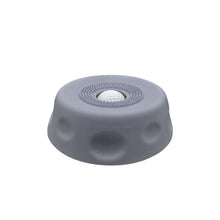 Grey Silicone Dog Liquid Lick Bowl with Floating Fun Ball - Interactive Slow Feeder & Anti-Slip Calming Pet Bowl for Dogs and Cats