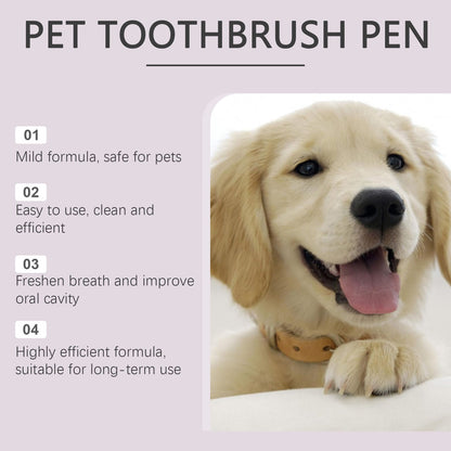 2-Pack Professional Pet Dental Cleaning Pens - Gentle Plaque & Tartar Remover and Breath Freshener for Dogs and Cats - view 2
