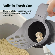 3-in-1 Handheld Cat Litter Scoop with Waste Bin & Bag Dispenser - One-Way Litter Sifting & Disposal Tool, Detachable and Efficient Cleaning - view 2