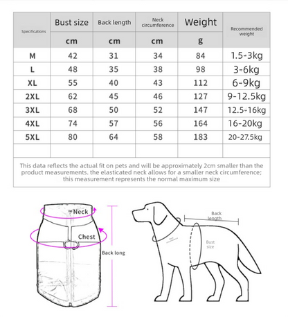 Yellow L Size Dog Clothing — Warm, Thickened Cotton Jacket for Autumn & Winter; Waterproof Pet Vest — Reflective Safety Design, Leash-Compatible - view 5
