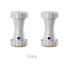 2 Pack（Grey）: Cat and Dog Treat Dispenser Toy – Interactive, Durable, Bite-Resistant Slow-Feeder, Dumbbell and Tire-Shaped Pet Toy