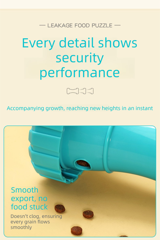 2 Pack（Grey+Pink）: Cat and Dog Treat Dispenser Toy – Interactive, Durable, Bite-Resistant Slow-Feeder, Dumbbell and Tire-Shaped Pet Toy - view 5