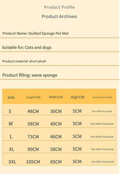 Coffee L size Pet Dog Bed Mat - Plush Short Fur Cover with Wave Foam Padding - Washable Removable Cover, Non-Slip Base, Warm Winter Cushion for Dogs and Cats, Multiple Sizes - view 7