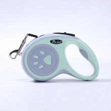 Green Automatic Retractable Dog Leash - 3M Extendable Lead with One-Handed Brake Lock - ABS Casing, Ergonomic Grip, Tangle-Free Nylon Tape, Outdoor Walking Essential