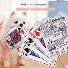 Dog Chew Toy Set - 10 Piece Playing Card Crinkle Sound Toys for Dogs(K) - view 2