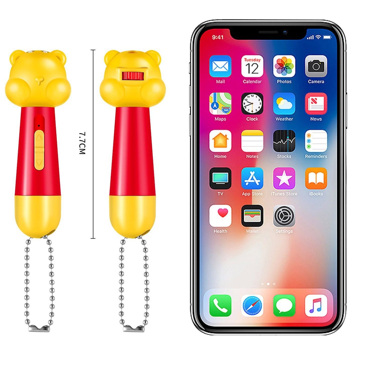 Blue Bear Laser Cat Toy Set - 2 Piece USB Rechargeable Multi Pattern Laser Pointer with UV and White Light for Cats - view 2