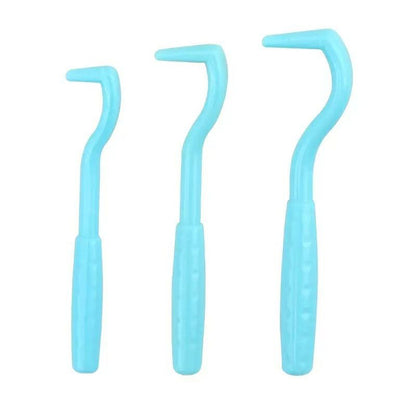 2-Pack Blue Pet Tick Remover Tool Set - Small Medium Large Flea and Tick Hook Removers