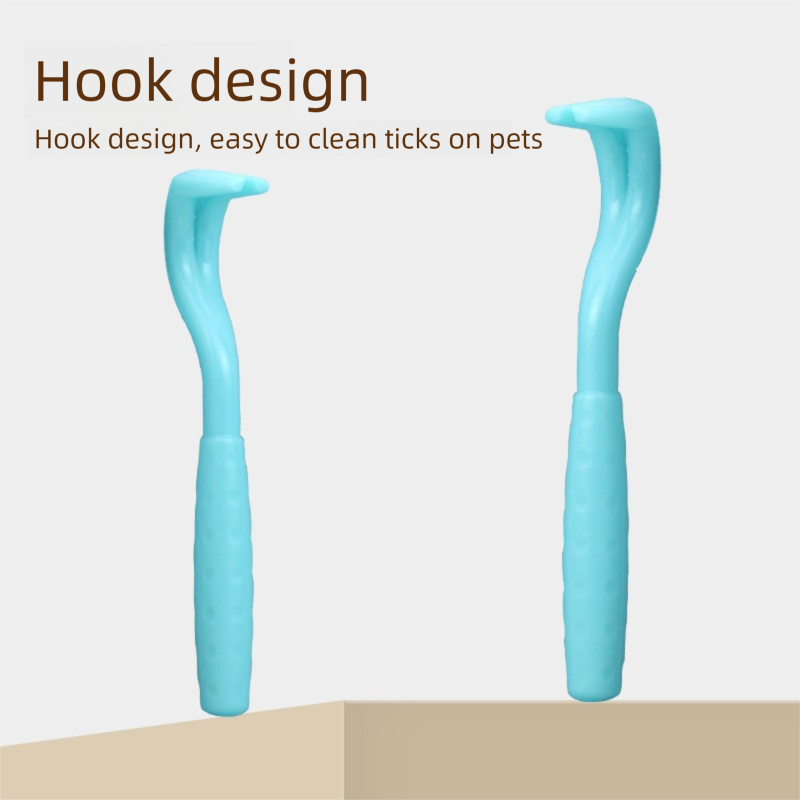 2-Pack Orange Pet Tick Remover Tool Set - Small Medium Large Flea and Tick Hook Removers - view 2